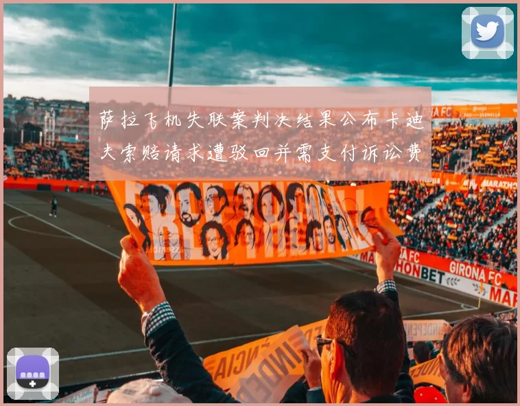 萨拉飞机失联案判决结果公布卡迪夫索赔请求遭驳回并需支付诉讼费